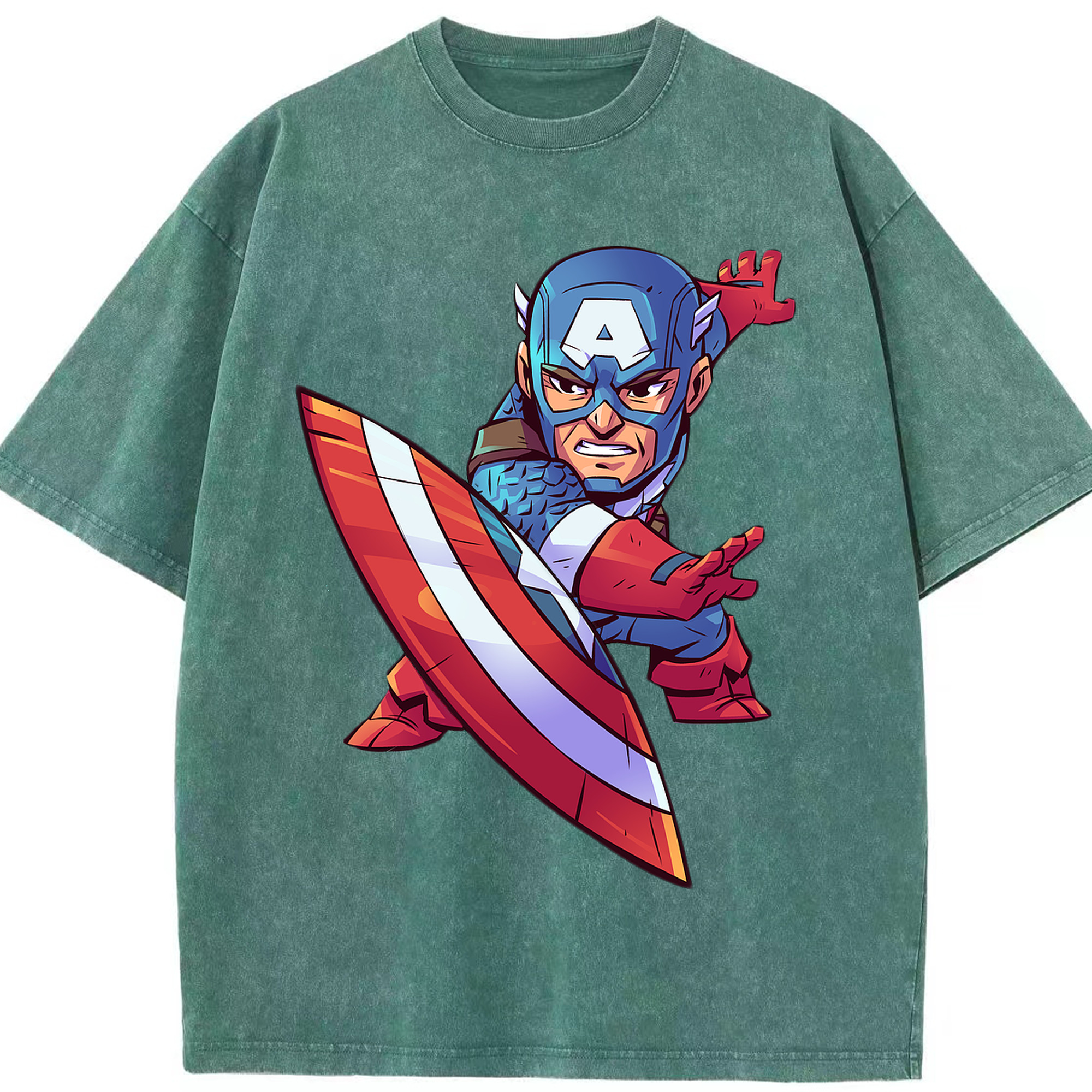 （画像用） アベンジャーズ The Avengers 綿100% ヴィンテージ風 半袖Tシャツ（フロントプリント）